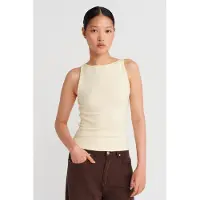 Dilvin Geribde Halternek Slim-Fit Blouse
