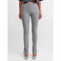 Dilvin High-waisted Flared Leggings met Split