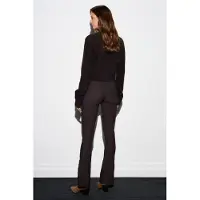 Dilvin Hoge taille flare leggings met knoopdetail