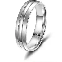 MARRYA Ring 'SI-07 Ehering aus Silber' zilvergrijs