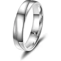 MARRYA Ring 'SI-09 Ehering aus Silber' zilvergrijs