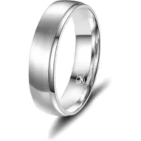 MARRYA Ring 'SI-02 Ehering aus Silber' zilvergrijs