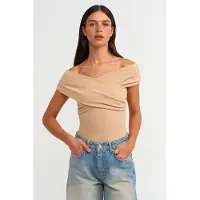 Dilvin Dames Slanke Off-shoulder Tricot Jumpsuit