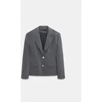 Dilvin Getailleerde Crepe Blazer met Sjalkraag