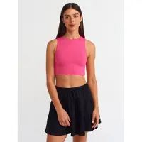 Dilvin Slim Fit Crop Top