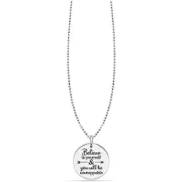 Bibei Damesketting 'Geloof in Jezelf' van 925 Sterling Zilver BICLL047