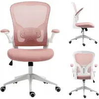 FurniTex FB21-FX Serie - Roze Bureaustoel - Ergonomisch - Verstelbare Hoogte - Voor Kinderen