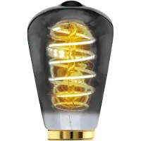 Eglo 110196 LEDE27 Lichtbron Glas Gestoomd Zwart/transparant - 4W/2000K