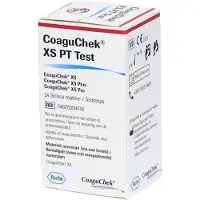CoaguChek XS PT-teststrips 24 St Teststaafjes