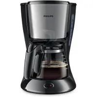 Philips - Koffiezetapparaat Filterkoffie - Zilver / Zwart - 7 Kopjes per zetbeurt