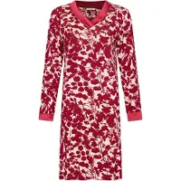 Pastunette Premium - Nachthemd - Scarlet Bloom - Viscose - Rood/Ecru - Maat 46