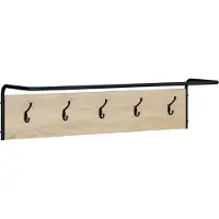 vidaXL - Kapstok - Sonoma - Eiken - 100 - x - 30 - x - 25 - cm - Bewerkt - hout