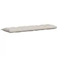 vidaXL Bankkussen VIANEN 100% Polyester Wit 200 x 50 x 12 cm