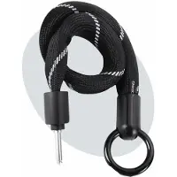 Voltano Insteekketting Extra Dik – 100 cm – Zwart - 8 MM Gehard Staal