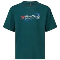 America Today T-shirt met tekst - petrol Blauw Jongens Katoen Ronde hals - maat 158/164
