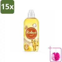 Robijn 15 x – Wasverzachter – Zwitsalgeur – 765 ml - Bulkverpakking - Wasverzachter - Douchemop - Babygeur