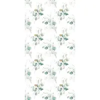 Bimago Behang – Green Melodies – Premium Vliesbehang – 50 x 1000 cm – 5 m² – Meerkleurig – Modern Wandbehang voor Woonkamer, Slaapkamer, Kinderkamer en Kantoor