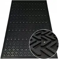 Oxide Merkloze Rubberen Deurmat 40x70 cm - Antislip & Weerbestendig