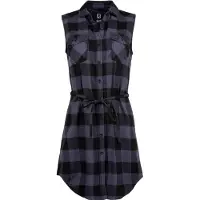 Brandit Blouse 'Gracey' grijs / zwart
