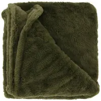 Unique living plaid jip winter green 150x200cm