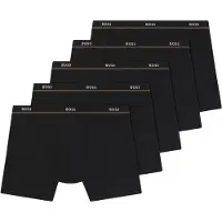 BOSS Set van vijf boxershorts van stretchkatoen Maat S
