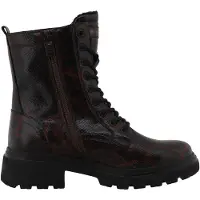 Tom Tailor Veterlaarsjes bruin / zwart