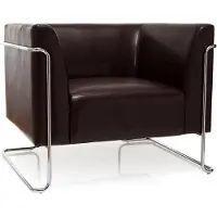 Hjh OFFICE CURACAO | 1-Zits - Lounge bank / sofa Bruin