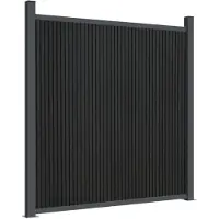 vidaXL Schuttingpaneel, grijs, 1045x186 cm, WPC