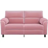 vidaXL Bank Roze 174 x 85 x 93 cm fluweel
