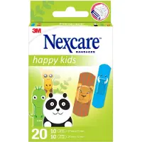 3M Pleister Happy Kids Dieren 20 stuks