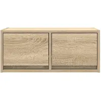 vidaXL Tv-meubelen 2 st 60x31x25,5 cm bewerkt hout sonoma eikenkleurig
