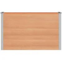 vidaXL Verhoogde plantenbak Bruin 150 x 50 x 91 cm WPC en Aluminium