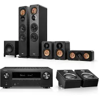Teufel ULTIMA 40 Surround + DENON X3800H voor Dolby Atmos Home cinema Wit