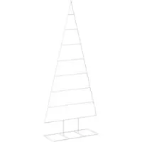 vidaXL - Metalen - kerstboom - KUOPIO - 180 - cm - Poedercoated - staal - Wit