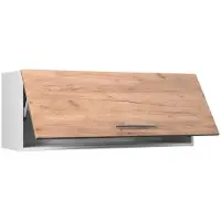 Vicco Hangkast Fame-Line, Goudkleurig Eiken/Wit, 100 cm, WB Eik