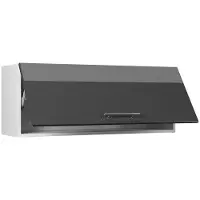Vicco Hangkast Fame-Line, Antraciet Hoogglans/Wit, 100 cm