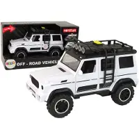 Leantoys Auto Auto Off-road Wit Geluid Lichten Voertuig 1:14 - UNI
