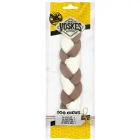 Voskes Hondensnack Twist Duo Run Wit - Bruin M