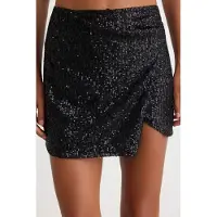 Trendyol TRENDYOLMİLLA Dames Effen Extra Kort / Super Mini Rokken