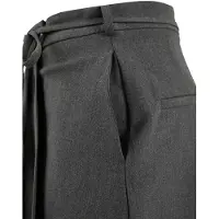 Trendyol TRENDYOLMİLLA Dames Grijs Effen Extra Kort / Super Mini Sarong Rokken