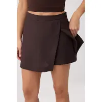 Trendyol TRENDYOLMİLLA Dames Bruin Effen Kort / Mini Skort Rokken