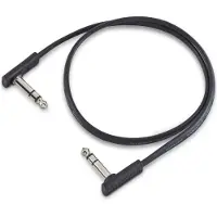 Warwick RockBoard Flat TRS Cable 60cm Black