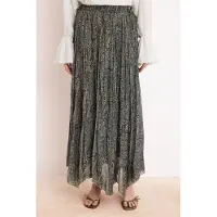 Trendyol Modest Dames Meerkleurig Etnisch patroon Maxi Skater Modest Rokken