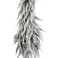 Clayre & Eef Mini-kunstkerstboom, diameter 15 cm, hoogte 80 cm, groen, kunststof