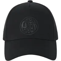 Pretty Green Geborduurde Embleem Baseball Cap (Zwart)