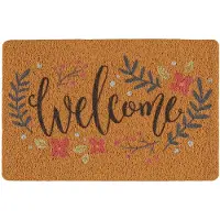 Mazovia Woonmat Deurmat 45x75cm Bloemen Welkom Waterdicht