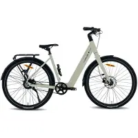 Vogue Motion - Elektrische Fiets - 28 inch - 250W motor - Actieradius tot 90 km - Automatische 2 versnellingen - 360Wh accu - Matt Sand White