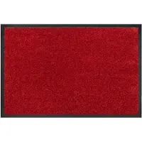 Hamat Droogloopmat Rood - Wasbare Deurmat Binnen - 60 x 120 cm - Antislip - Polyamide