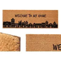 Gift Decor Kokosmat Deurmat "Welkom in mijn huis" 40x120 cm - Antislip