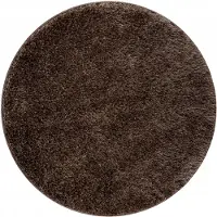Dywany Łuszczów Zachte Beige Ronde Antislip Badkamermat 100 cm